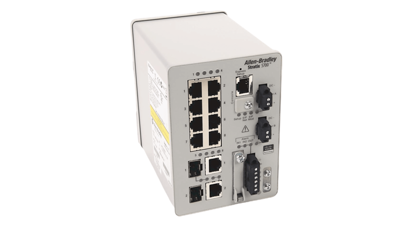 Rockwell Automation Netzwerk Switch 10-Port Verwaltet