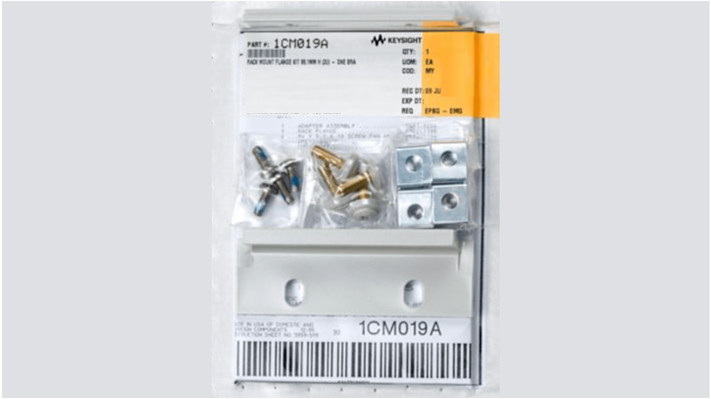 Keysight Technologies Rack Mount Kit for Use with Rackmount, 2 Piece(s), 89 x 270mm