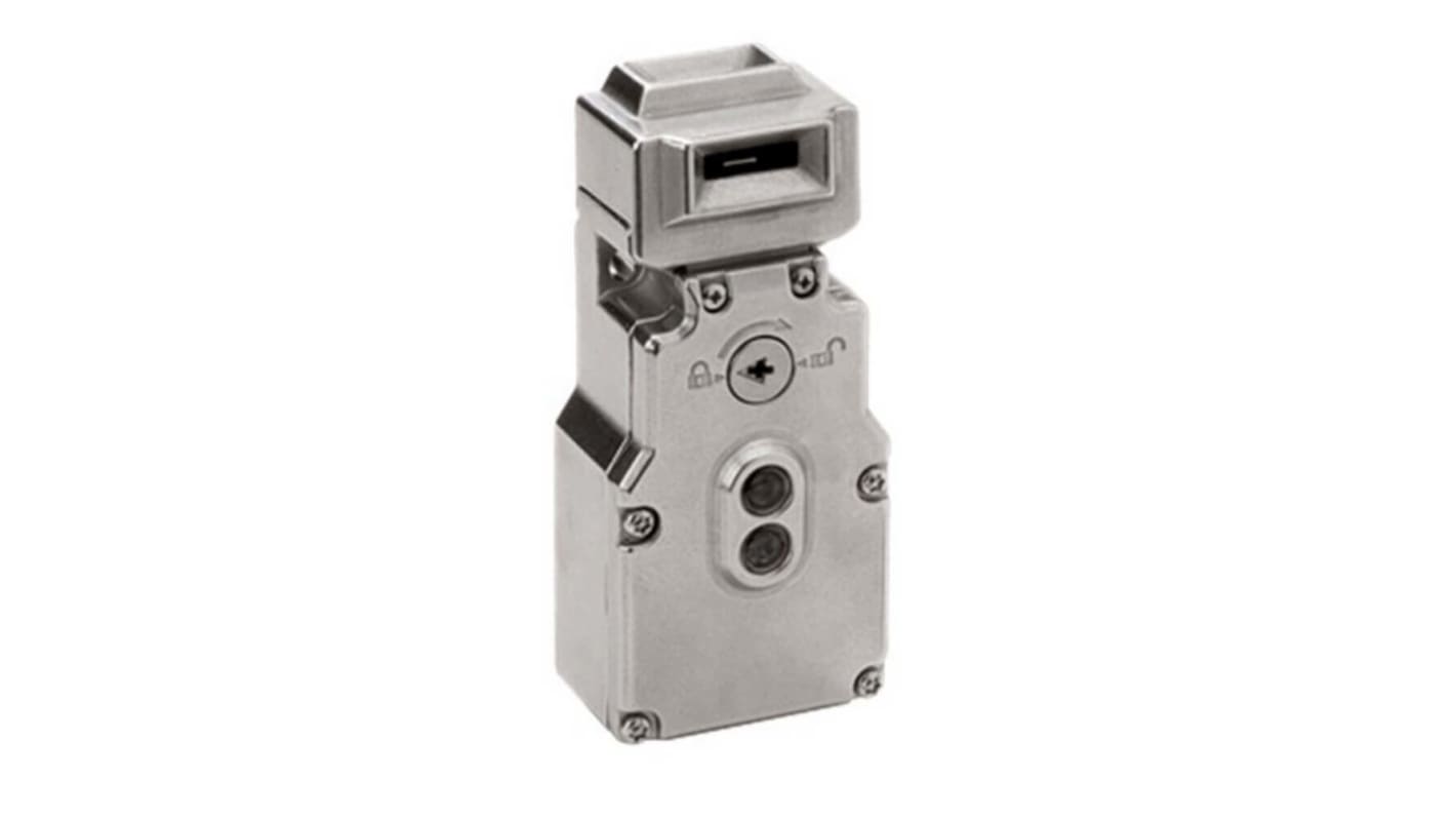 Omron F3S-TGR Safety Interlock Switch, 2NC/1NO, Key Actuator Included, Stainless Steel, Guard Lock Interlock