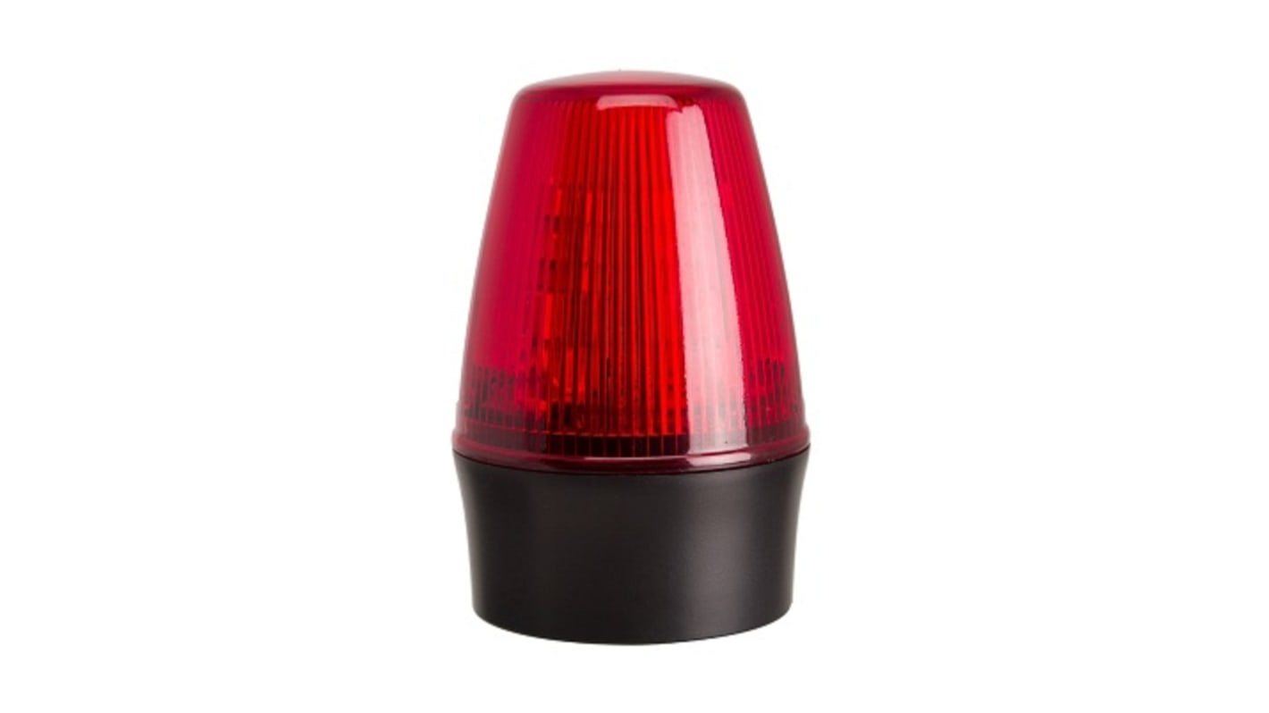 RS PRO Red Flashing Beacon, 85 → 280 V ac, Surface Mount, Wall Mount ...