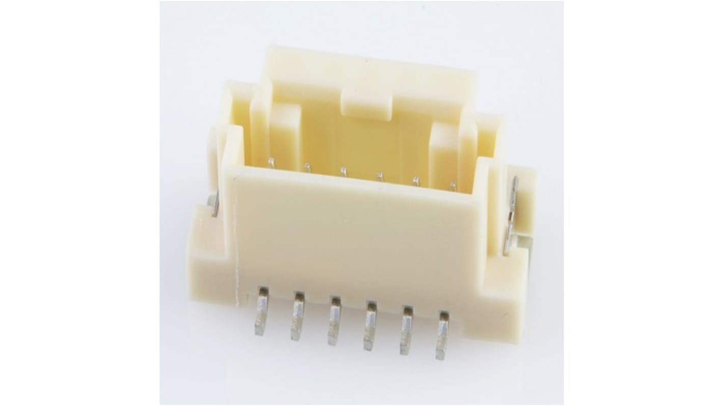 Molex 560020 Series PCB Header, 6 Contact(s), 2mm Pitch, 1 Row(s)