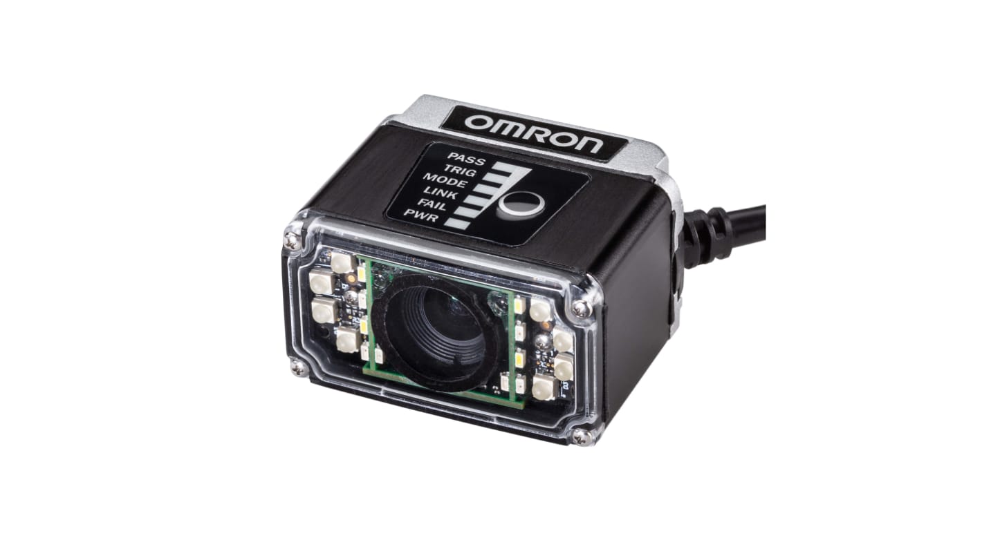 Capteur de vision LED blanche Omron Monochrome USB, 75 → 1200 mm