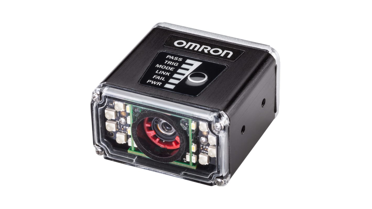Capteur de vision LED rouge Omron Monochrome Ethernet/IP, Ethernet TCP/IP, PROFINET, 75 → 1200 mm
