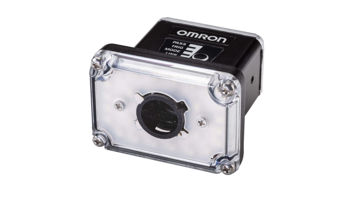 Sensor de visión Omron F430-F000M12M-RWS, LED Blanco, Monocromo, EtherNet/IP, Ethernet TCP/IP, PROFINET, 50 →