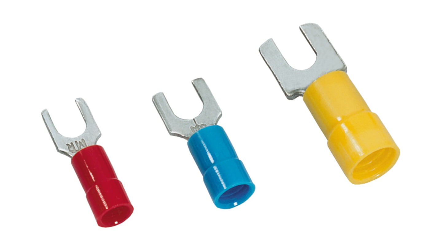 C100NRGFC04 MECATRACTION Insulated Fork Terminal Polyamide RS