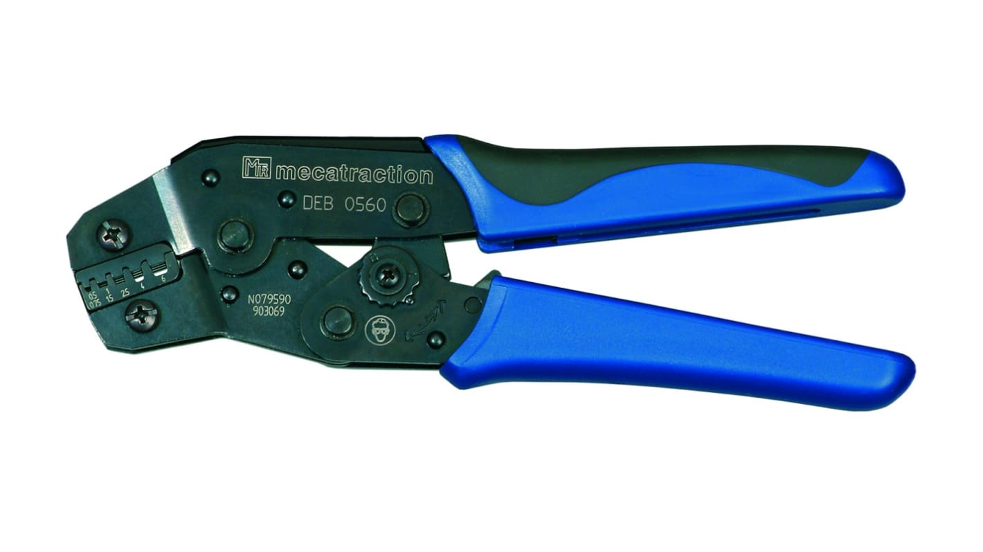 MECATRACTION Hand Operated Mechanical Crimping Tools Hand Crimp Tool for Wire Ferrules