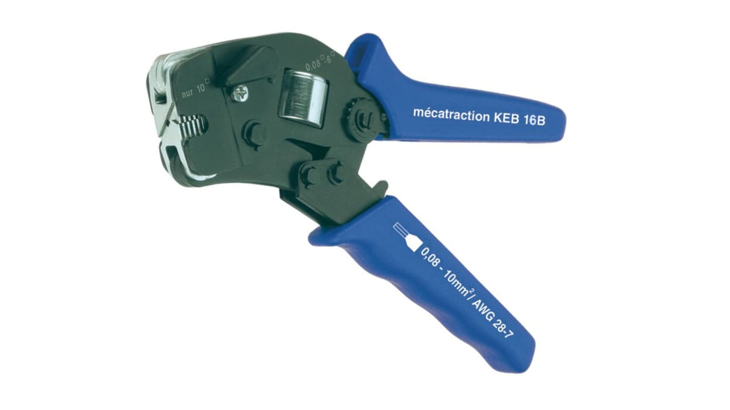 MECATRACTION Hand Operated Mechanical Crimping Tools Hand Crimp Tool for Wire Ferrules