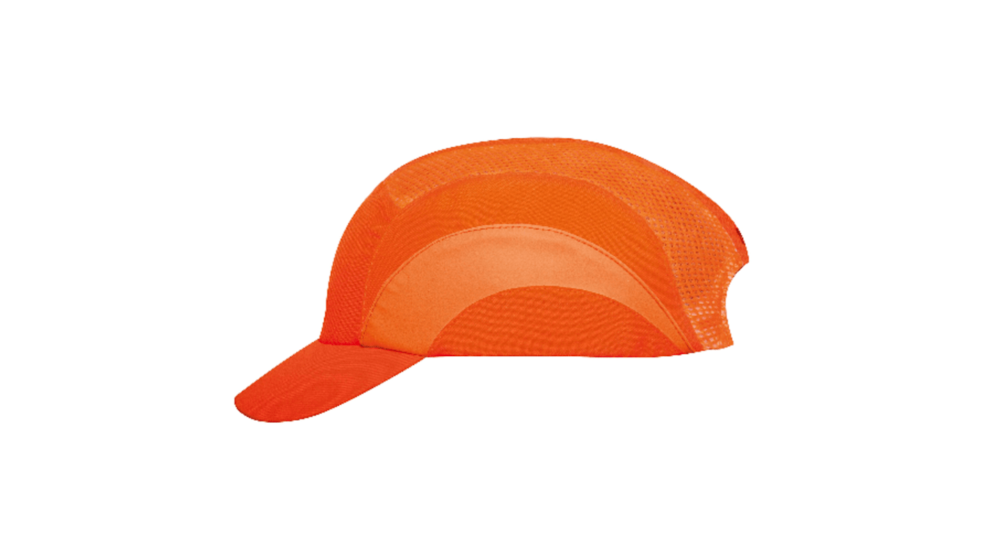 JSP Orange Short Peaked Bump Cap, Polypropylene Protective Material