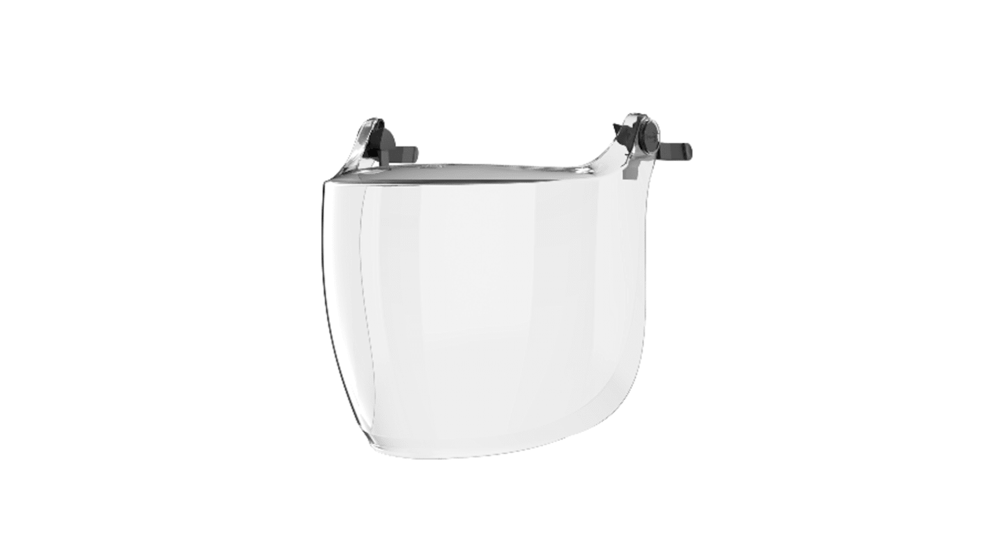 JSP Clear PC Visor with Brow Guard , Resistant To Flying Particles
