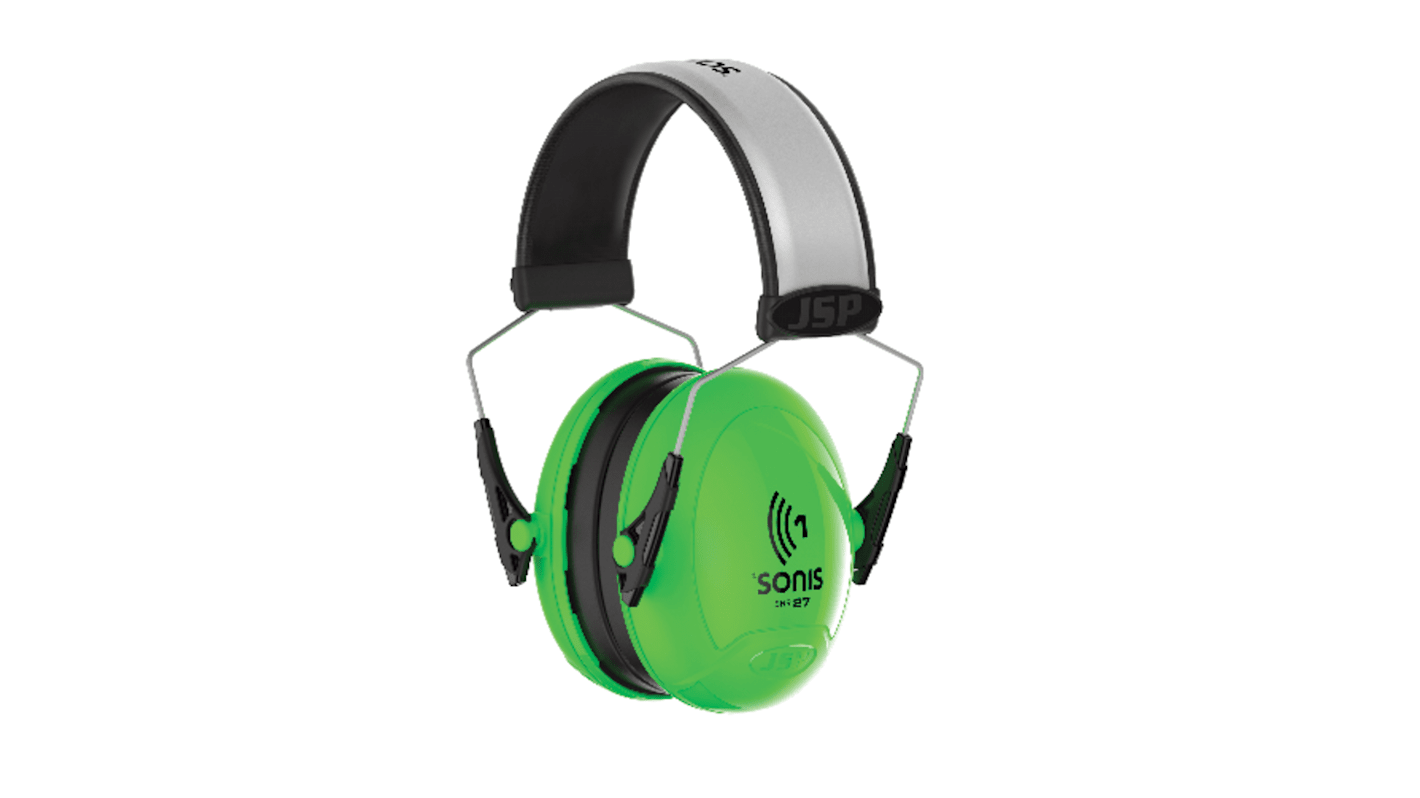 Casque anti-bruit JSP série Sonis Serre-tête 27dB Vert