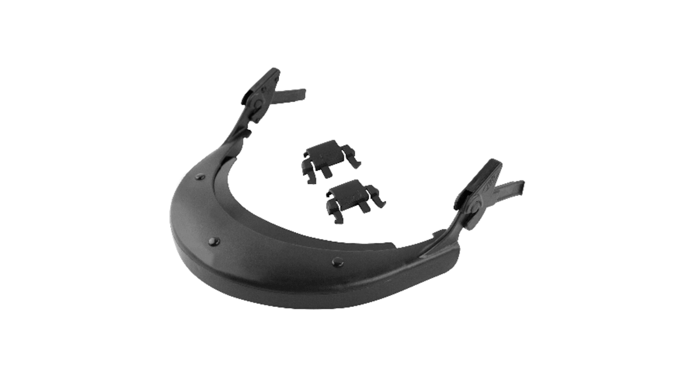 ANJ000001111 JSP ABS Black Hard Hat Visor CarrierHelmet RS