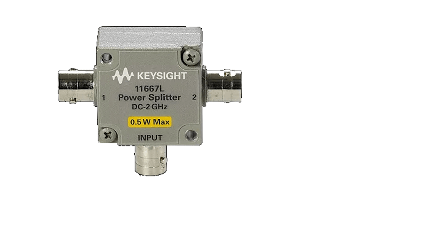 Keysight Technologies 11667LEMEA RF Power Splitter, 2GHz max, 0.5W max