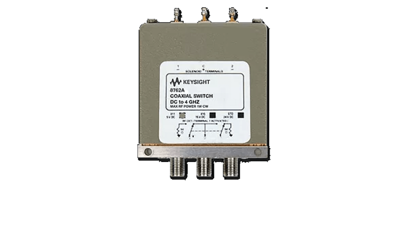 Keysight Technologies RF Switch, SPDT, Male Connector, 4GHz Max, >100dB Isolation, 30ms