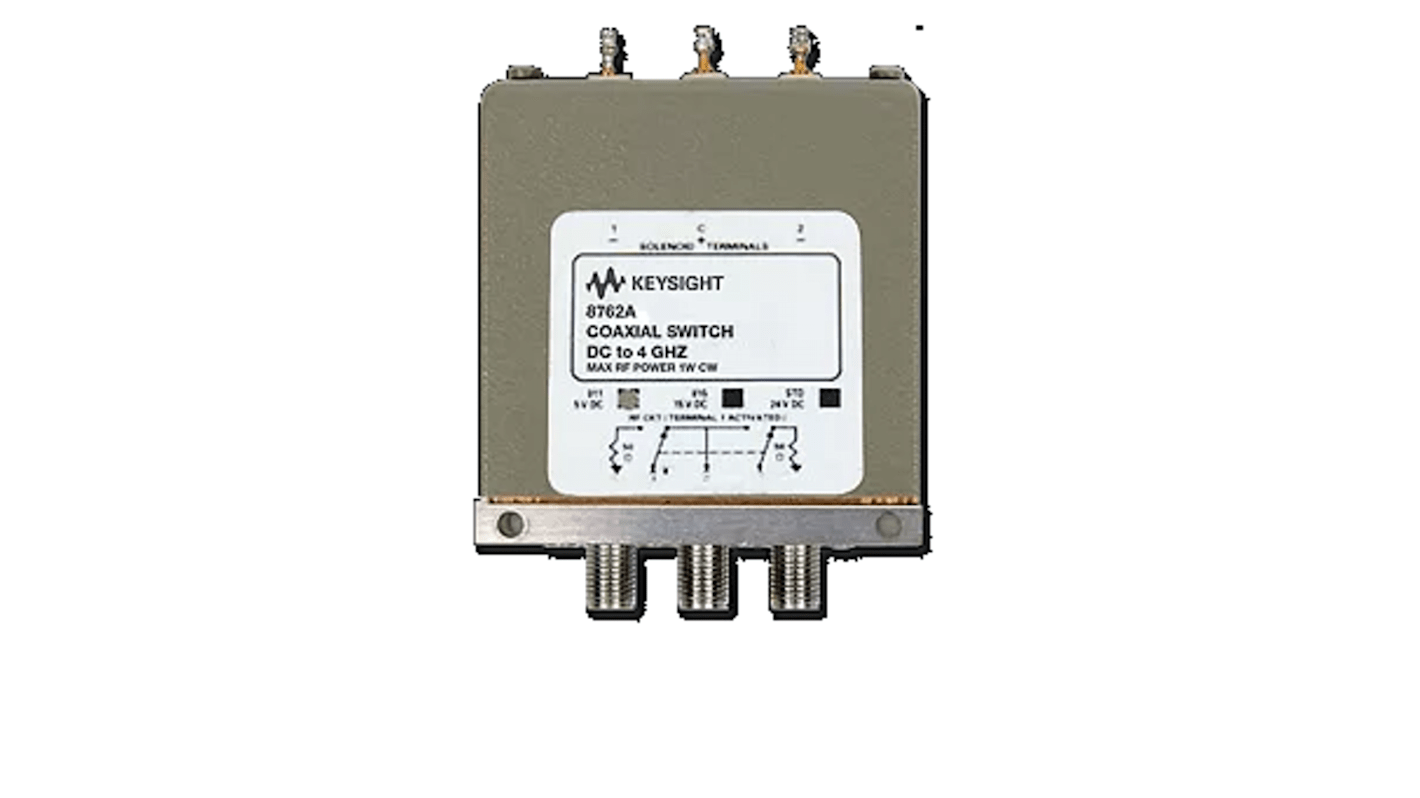 MTA RFスイッチ SPDT, 最大周波数：4GHz 8762A