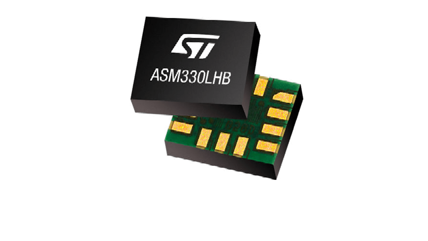 STMicroelectronics Beschleunigungsmesser 3-Achsen Surface I2C, MIPI I3CSM, SPI 3-achsiger 12-Bit-Beschleunigungsmesser