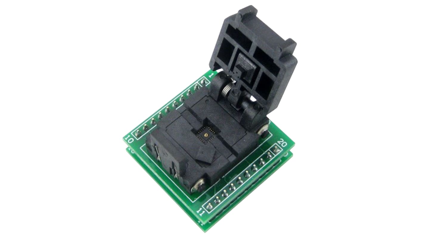 Seeit 0.5mm 20 IC-Sockel-Adapter, - 20-polig Female QFN 20-polig Male DIP