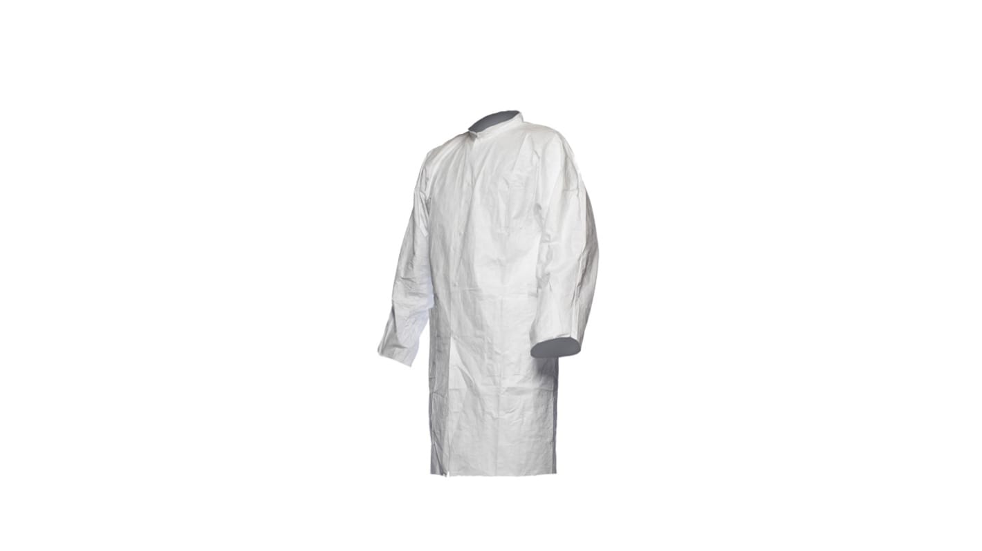 Blouse de laboratoire Tyvek Tyvek 500 Lab, Homme, Blanc, taille M, Réutilisable