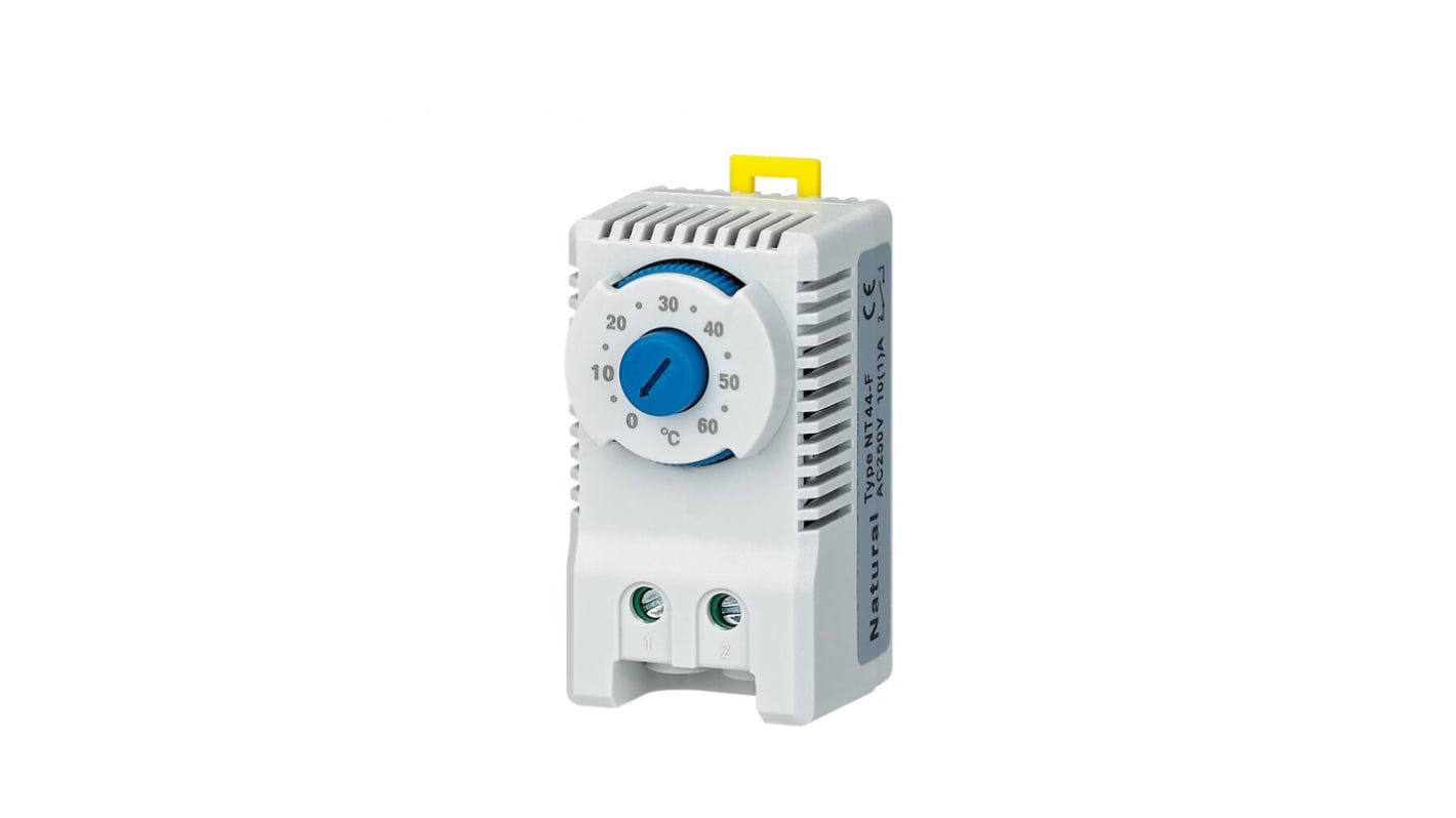 Termostato RS PRO, -10 °C a +50 °C, contacto 10A, 250 V, NO