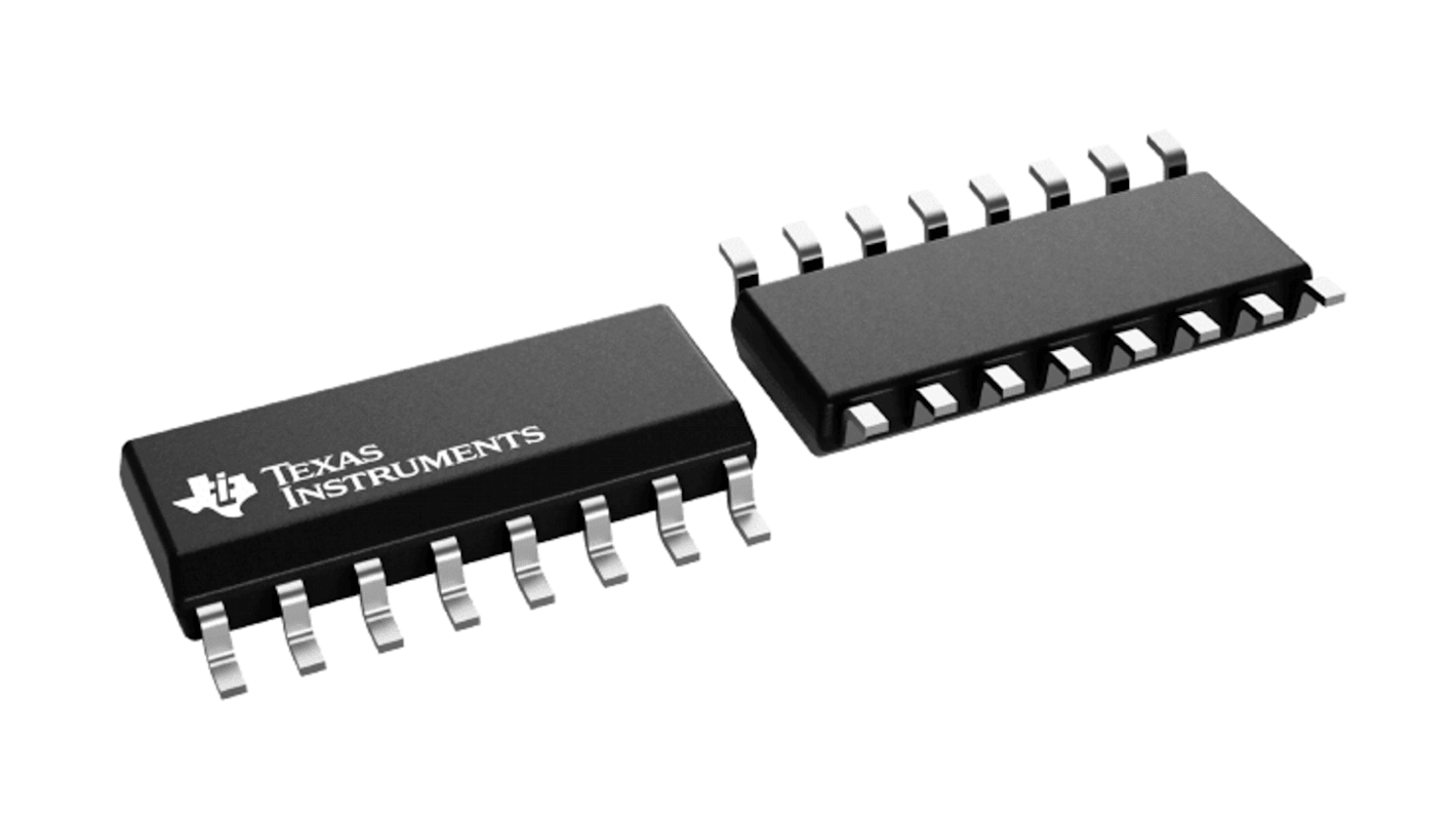 Commutateur analogique 1RT quadruple, Texas Instruments, TS3A5018DR, SOIC, 16 Pin broches Low Side/High Side