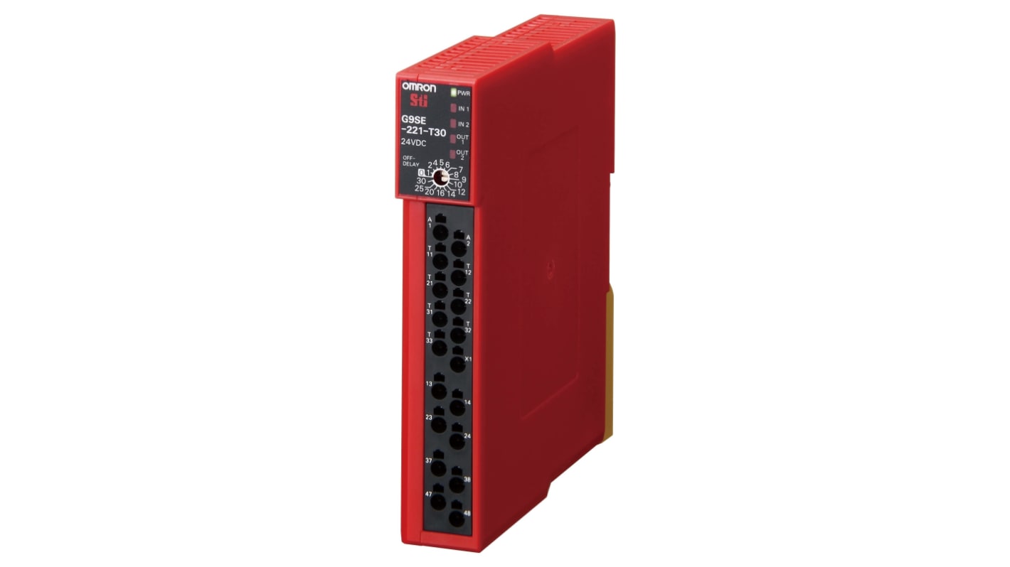 G9SE221T05 DC24 Omron DualChannel Emergency Stop, Light Beam