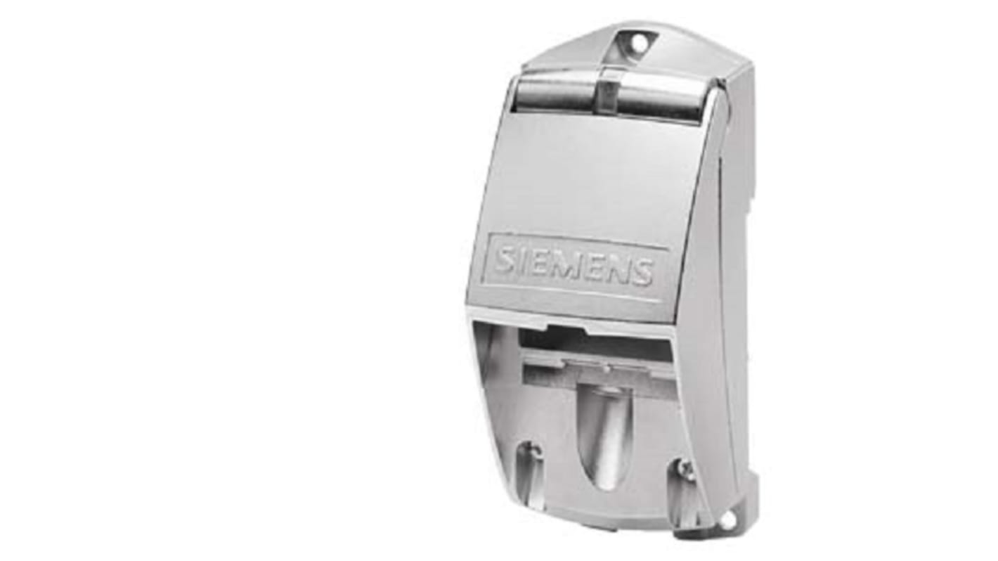 Siemens Single-Port RJ45 RJ45 Modular Outlet Base Module, Cat6, Unshielded