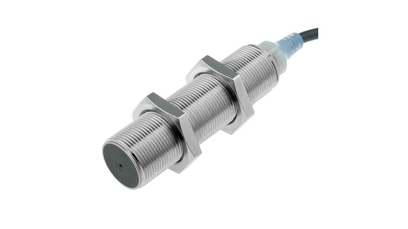 Omron Inductive Barrel-Style Proximity Sensor, M18 x 1, 8 mm Detection, NPN Output