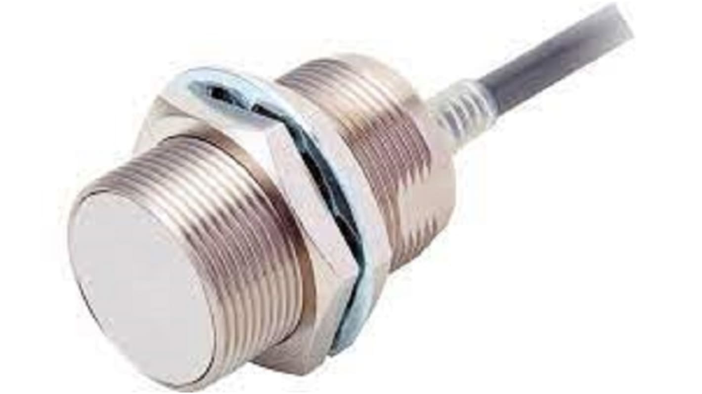 Omron Inductive Barrel-Style Proximity Sensor, M30 x 1.5, 10 mm Detection, NO Output