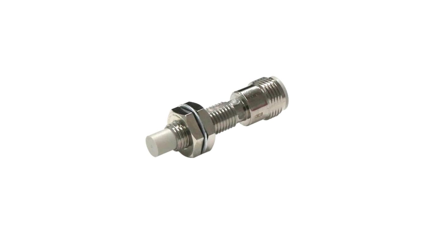 Omron Inductive Barrel-Style Proximity Sensor, M8 x 1, 2 mm Detection, PNP Output