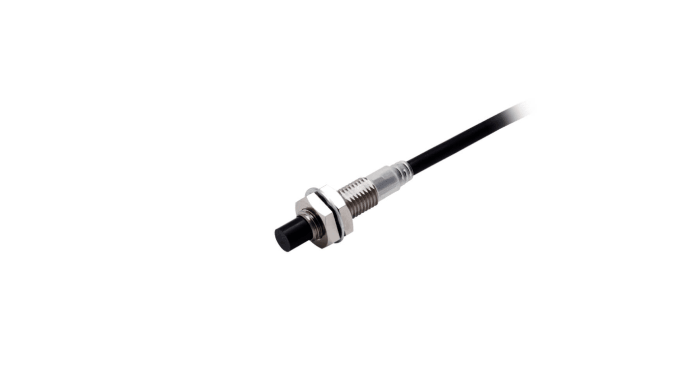 Omron Inductive Barrel-Style Proximity Sensor, M8 x 1, 6 mm Detection, NO Output