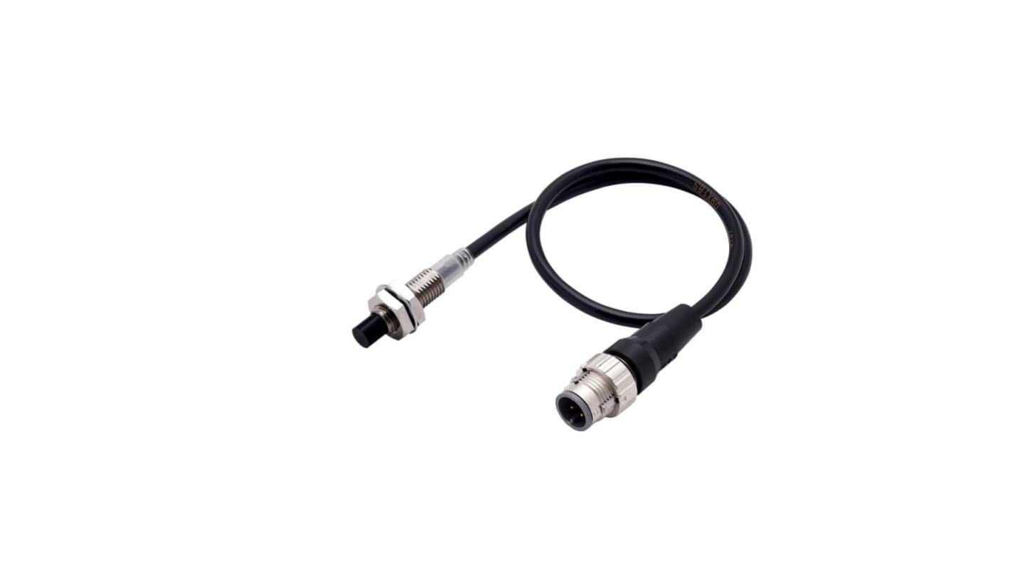 Omron Inductive Barrel-Style Proximity Sensor, M8 x 1, 6 mm Detection, NO Output