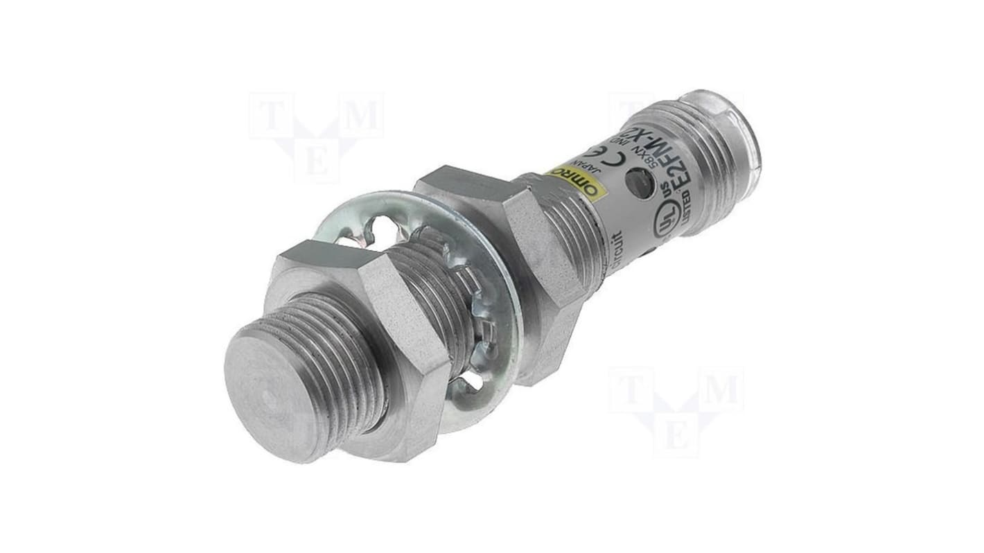 Sensor de proximidad Omron, M12 x 1, alcance 2 mm, salida NPN