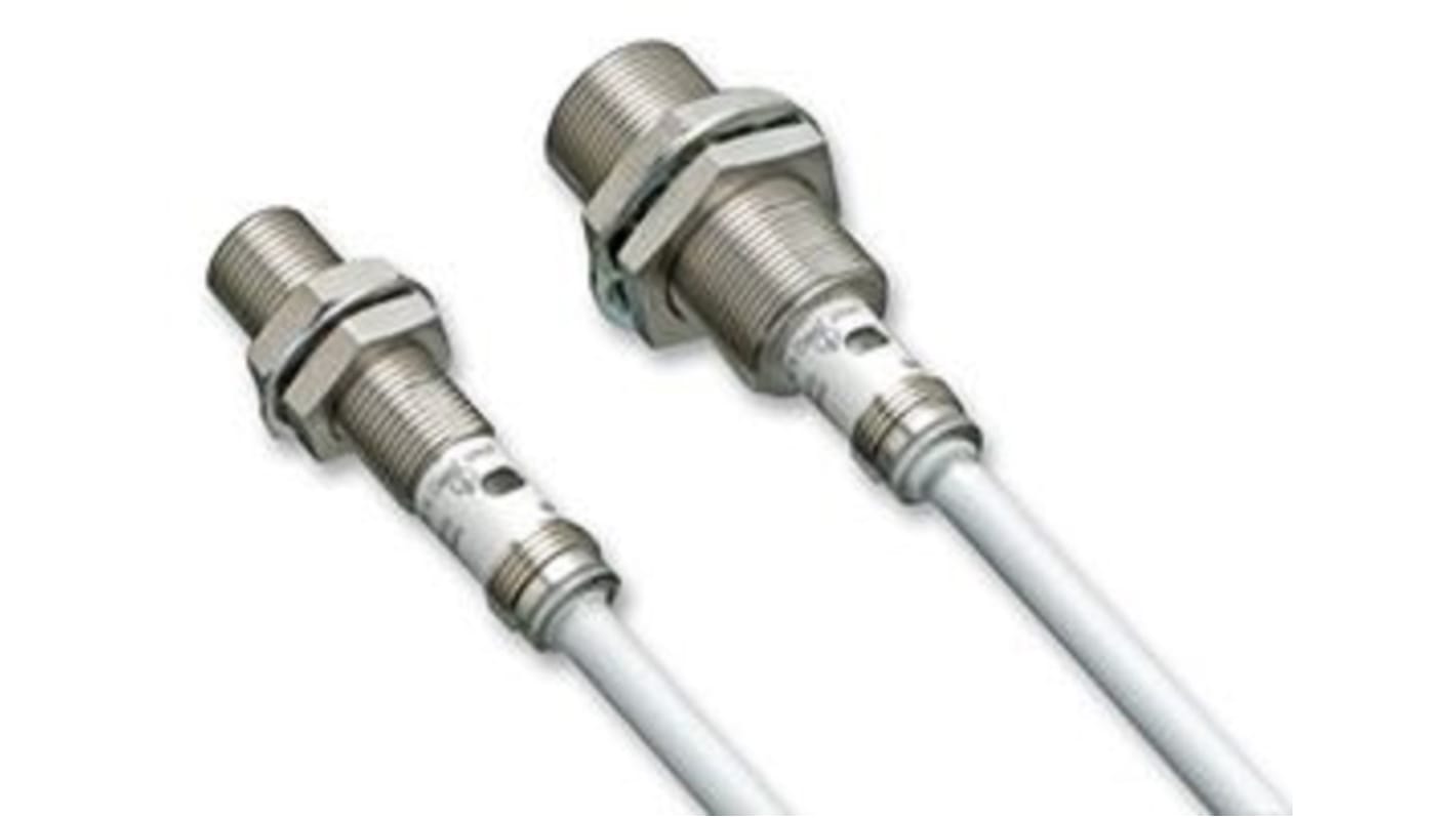 Omron Inductive Barrel-Style Proximity Sensor, M12 x 1, 2 mm Detection, NO Output