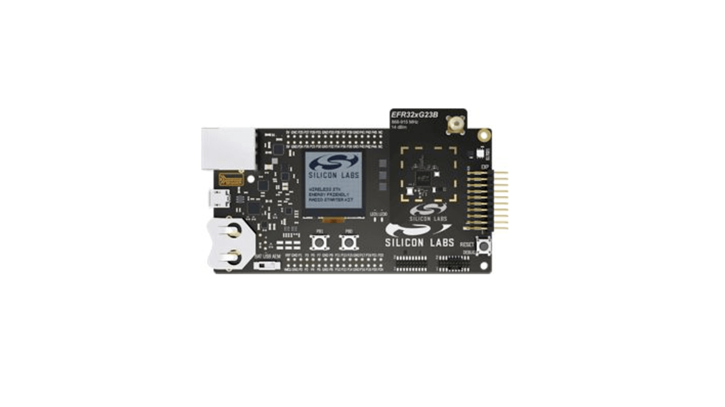 Kit di sviluppo Silicon Labs EFR32xG23 14dBm Pro Kit, 868 → 915MHz, Wireless SubGHz