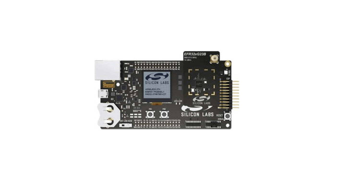 Placa de radio SubGHz inalámbrico IoT Silicon Labs xG23-PK6067A, frecuencia 868 → 915MHZ