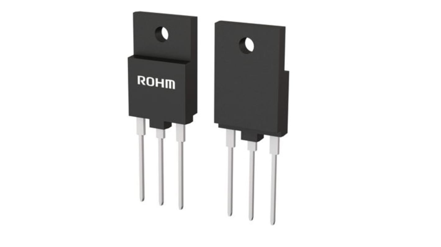 N-Channel MOSFET, 23 A, 600 V, 3-Pin TO-3PF ROHM R6055VNZC17