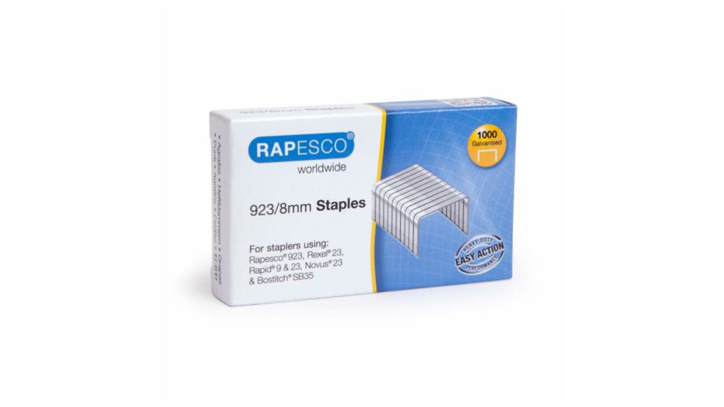 Rapesco Hæfteklamme, 1236, 8mm