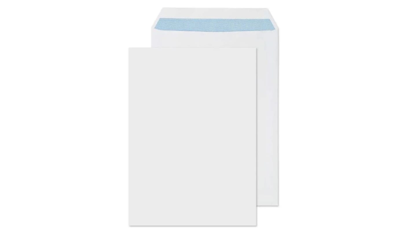 White C4 No Self-Seal Flap Mailing Envelope