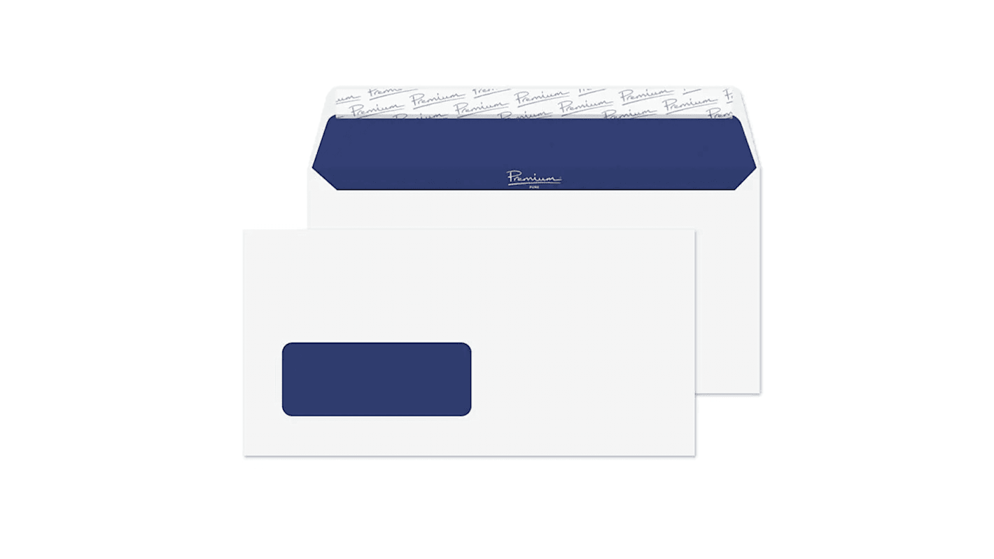 RP81884 White DL Window Peel/Seal Mailing Envelope RS