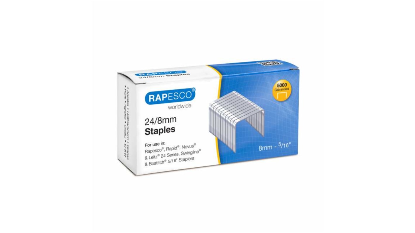 S24807Z3 | Rapesco 8mm Staples | RS