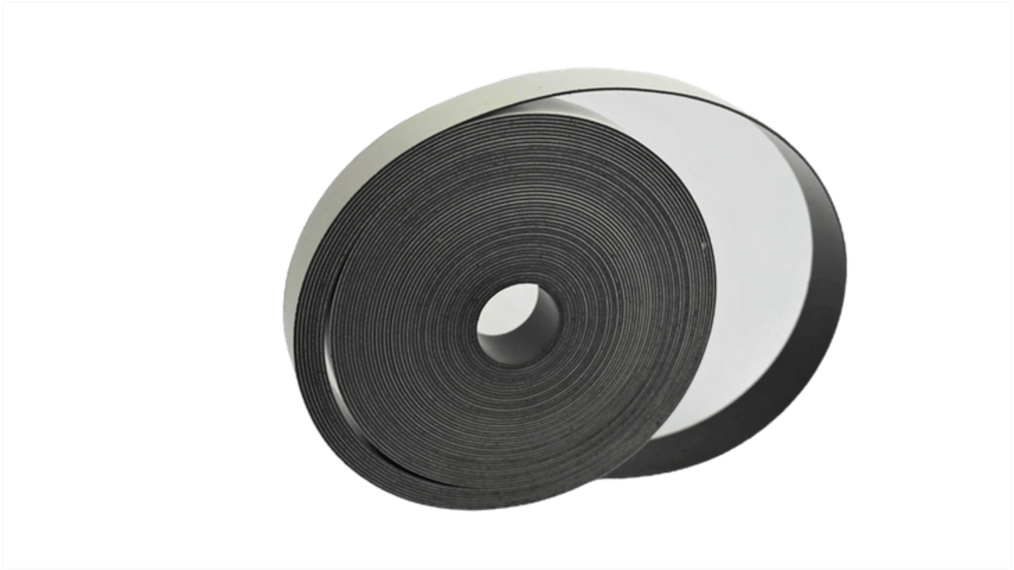 10m Magnetic Tape, Adhesive Back, 0.75mm Thickness