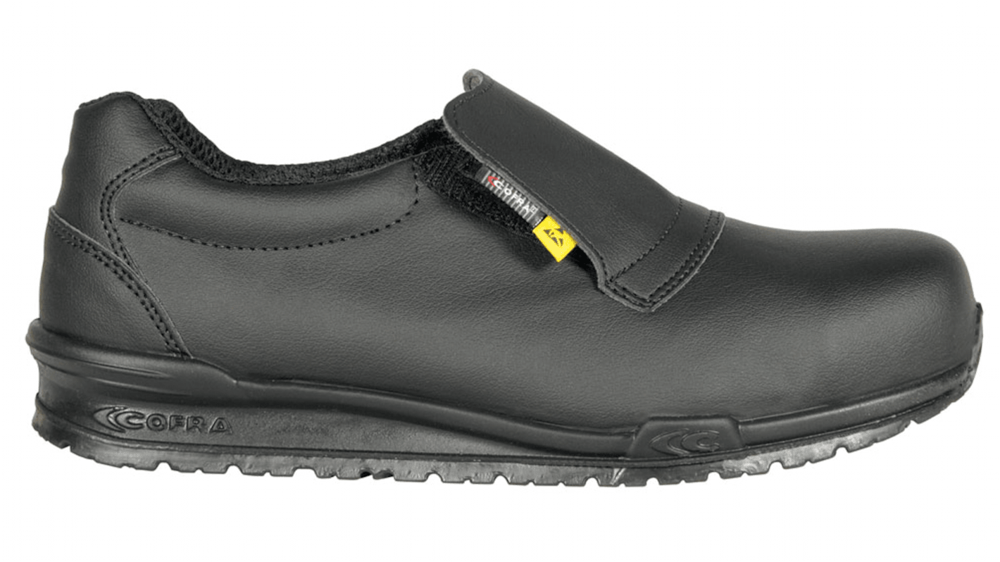 Zapatos de seguridad para hombre Cofra de color Negro, talla 36