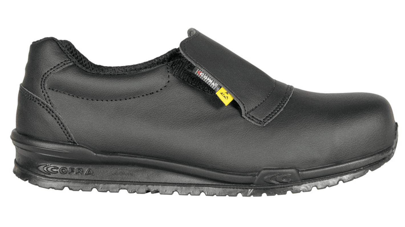 Cofra PUBLIUS Men's Black Toe Capped Safety Shoes, EU 42