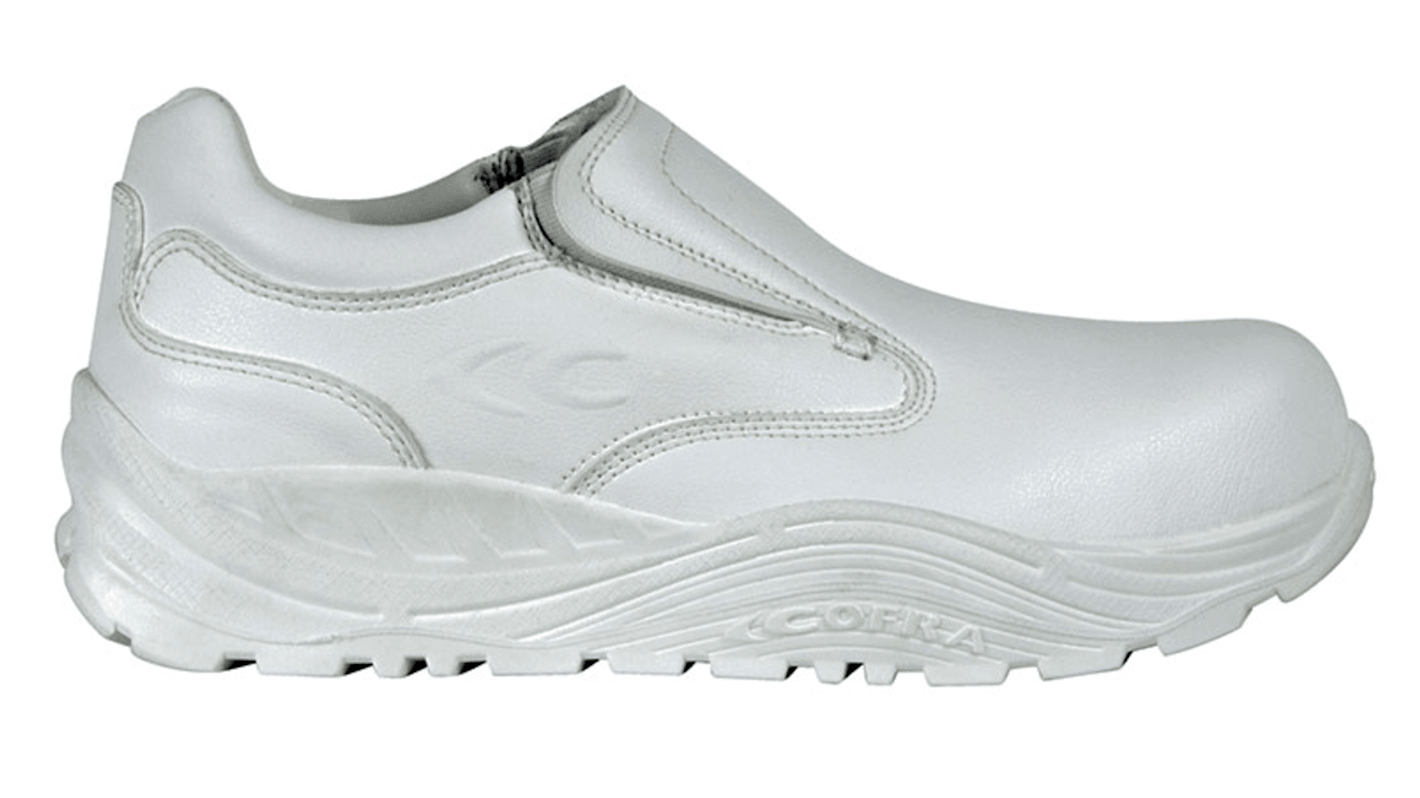 Cofra HATA Men's White Toe Capped Safety Shoes, UK 10.5