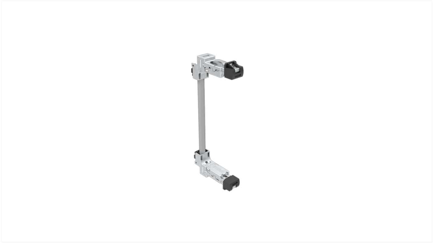 Amphenol Communications Solutions イーサネットケーブル, 500mm, 黒