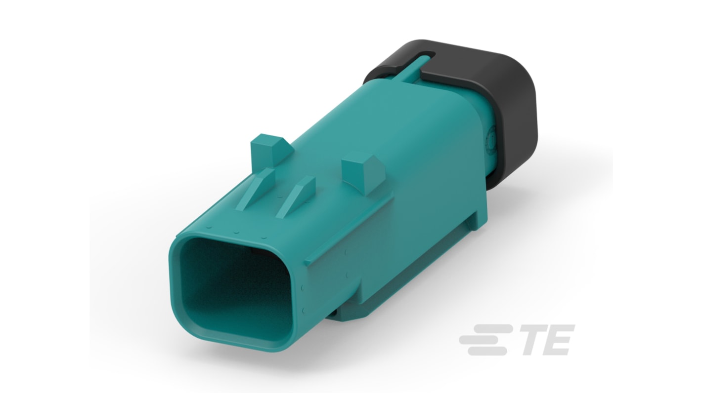 TE Connectivity, AMPSEAL 16 Connector Housing Plug 1 Way, Crimp Termination