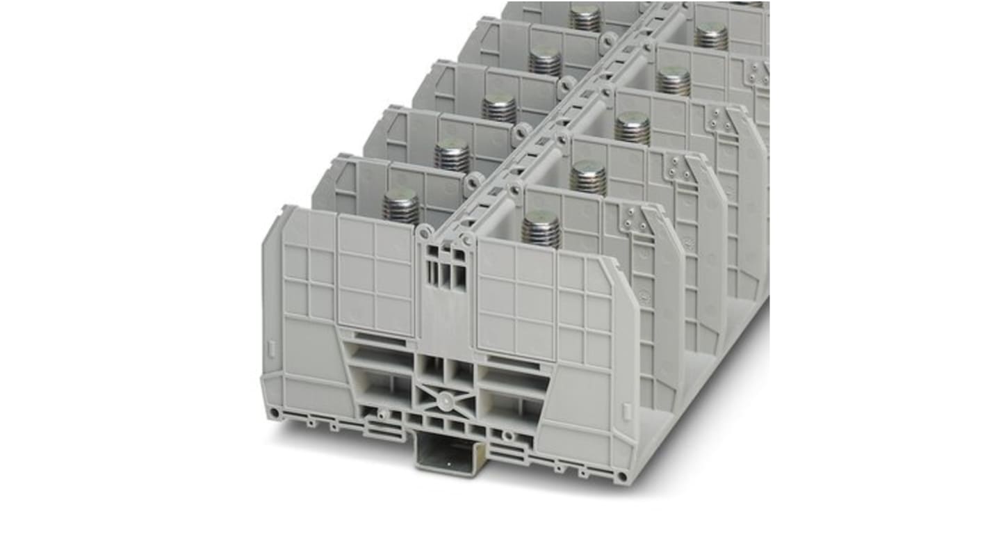 Phoenix Contact Grey Terminal Block, 2-Level, Bolt Termination