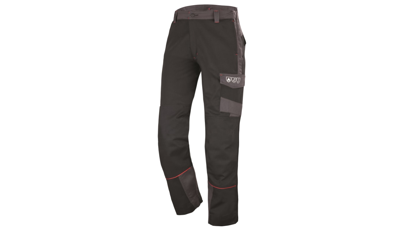 Pantalon Cepovett Safety 9023 8597, M, 68 → 76cm Unisexe, Noir en Coton, Antistatique