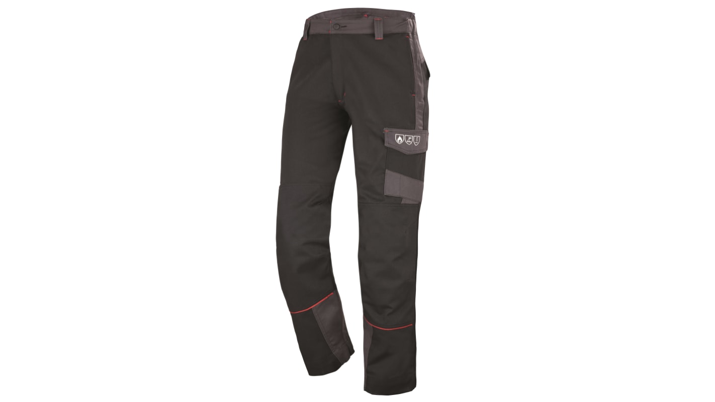 Pantalon Cepovett Safety 9023 8597, 1, 77 → 84cm Unisexe, Noir en Coton, Antistatique