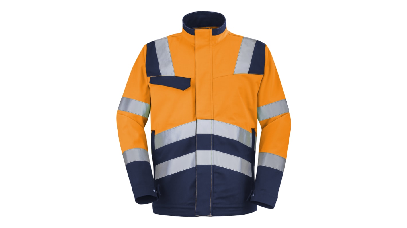 Veste haute visibilité Cepovett Safety 9D86 9570, Orange/bleu marine, taille 1, Mixte