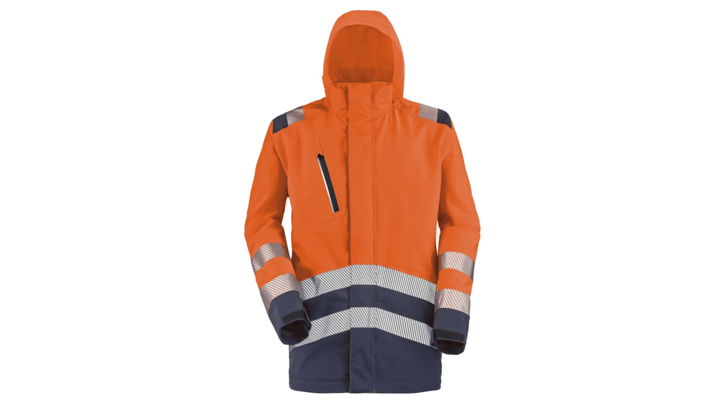 Veste haute visibilité Cepovett Safety 9P02 3038, Orange/bleu marine, taille L, Unisexe